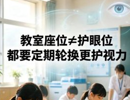 教室座位≠护眼位，定期轮换更护视力